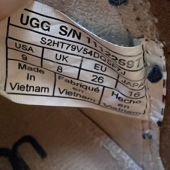 UGG Hamden II Toddler Small Kids Boot Chestnut Size 9 - Picture 10 of 10